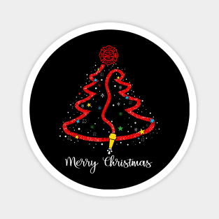 Merry Christmas Fire Department Firefighter Magnet